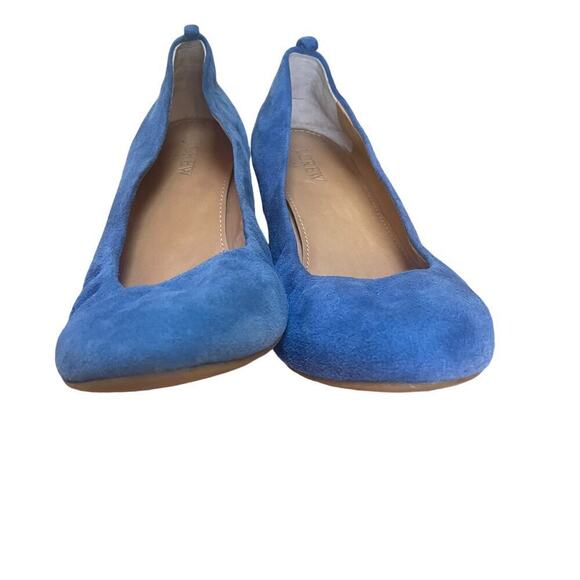 J. CREW Anya/CeCe Suede Ballet Flat Bundle in Orange and Blue - Women's Size 7 - Picture 14 of 16
